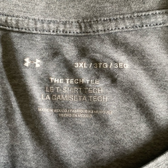 Under Armour Men's Dryfit Tech Tee T-Shirt. 3XL - Picture 4 of 5
